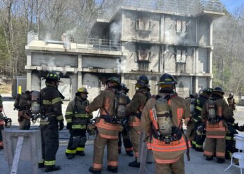 Recruits get training with fire ahead of graduation from the Connecticut Fire Academy