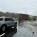 Jackknifed tractor-trailer closes I-95 South in Groton