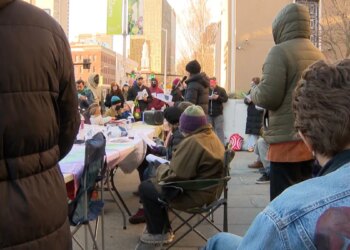 Dozens attend Passover Seder held outside ICE field office in Hartford