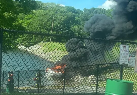 2 children injured after boat fire at Candlewood Lake