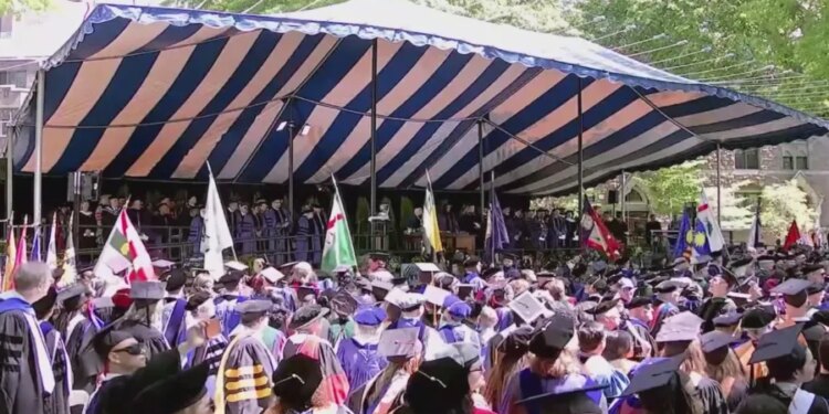 20,000 people cheer on graduates at 2026 Yale commencement