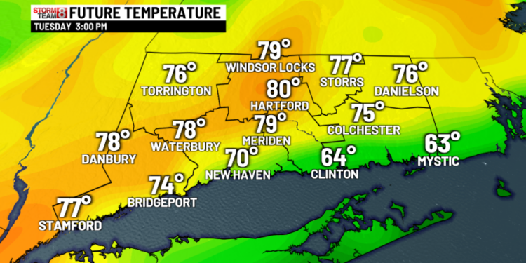 A breezy wind and cool but dry today with a major warmup on the way