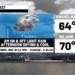 AM light rain and cooler today to nicer weather Friday