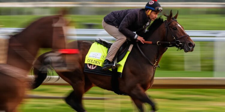 Golden Tempo wins the 152nd Kentucky Derby