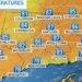 Summer-like temperatures today before cooler weather returns