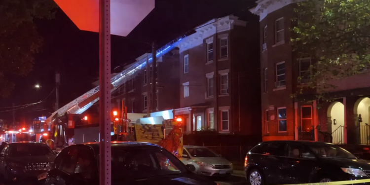Hartford firefighters battle 2-alarm fire