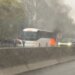 Bus fire closes portion of I-95 South in Old Saybrook: PHOTOS