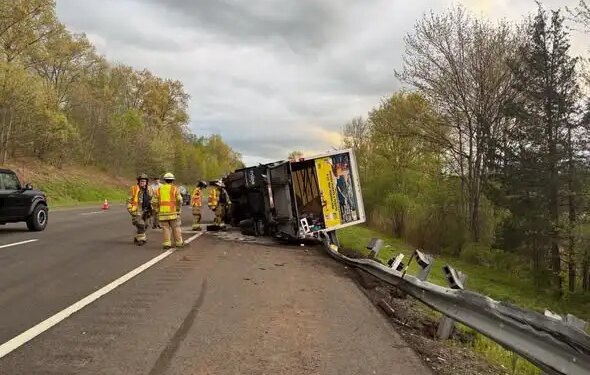 DEEP and CSP respond to crash on I-91 in Middletown