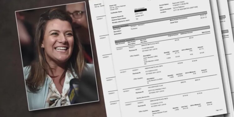 Expense reports show Erin Stewart bought clothes, shoes, cosmetics with city credit card