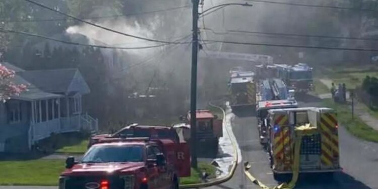 A family pet is dead after Sunday morning house fire