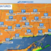 Sunday warms into the 80s, 90s return Tuesday