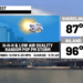 Hot today & tomorrow to much cooler late week