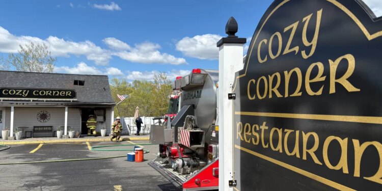 Fire at Cozy Corner Restaurant closes Route 17 in Durham