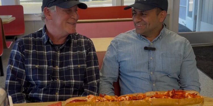 Two-foot-long lobster roll ‘Lobzilla' is a big hit at Madison clam shack