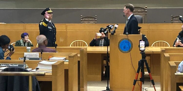 New Haven swears in new police chief as former faces embezzlement charges