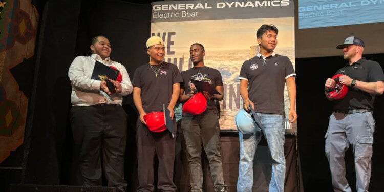 Connecticut high school graduates accept jobs at Electric Boat as hiring expands