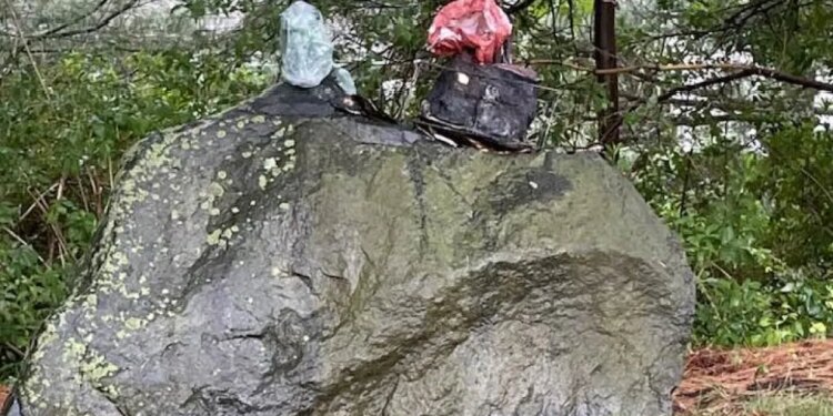 An incendiary device found in Middlebury on Sunday