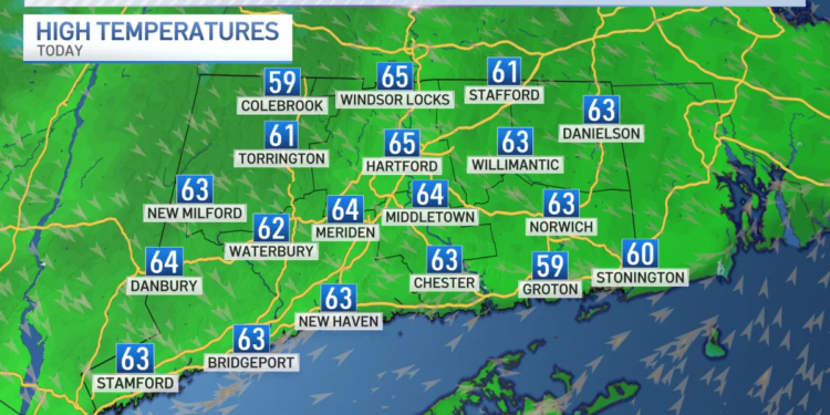 Blue skies and sunshine for Tuesday