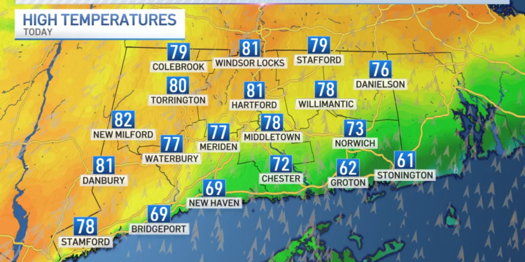 Warmer temps and increasing winds for Tuesday