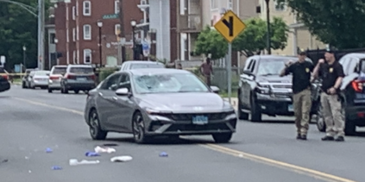 Pedestrian critical after being hit by vehicle in Hartford