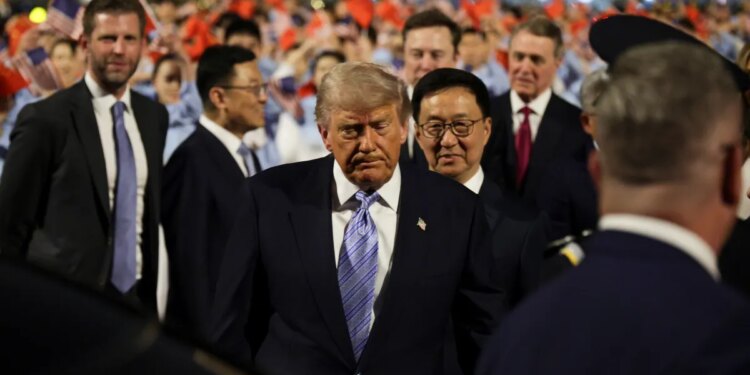 Trump arrives in China for high-stakes Xi summit with trade and Iran on the agenda