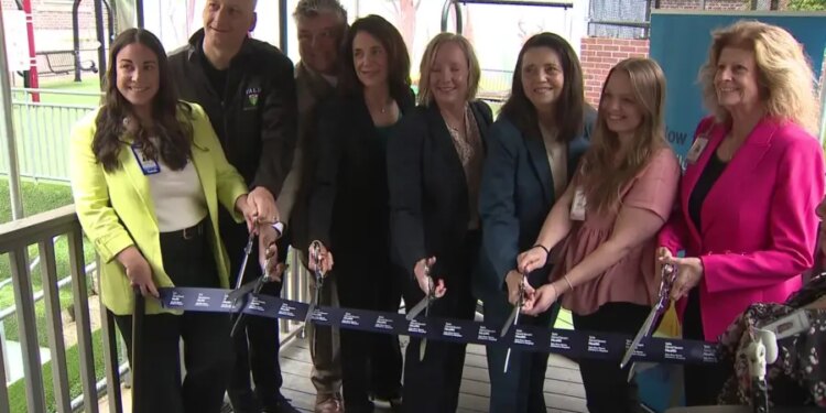 Yale New Haven Children's Hospital celebrates reopening of re-imagined inpatient playground