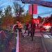 Person seriously injured after falling down embankment when fence gave way in Manchester