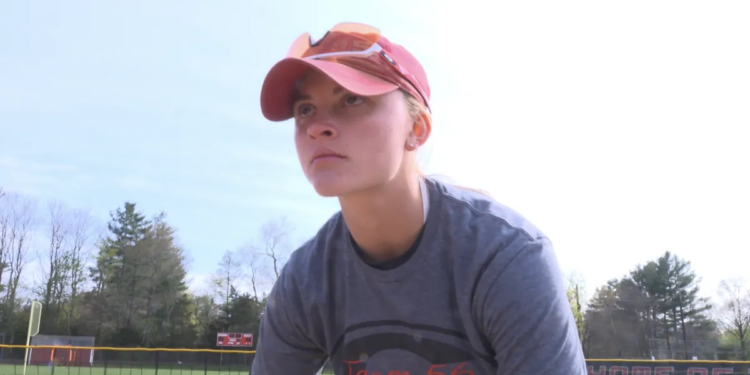 Cheshire softball pitcher dominates despite vision loss