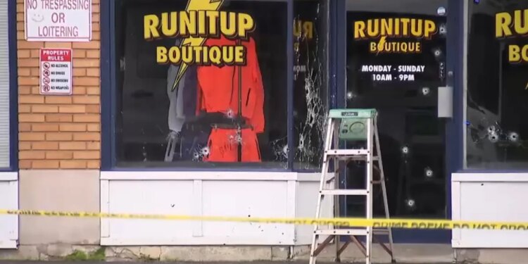 Masked men fire shots at Windsor boutique, police say