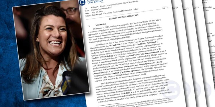 ​New Britain mayor refers Erin Stewart's spending records to prosecutors