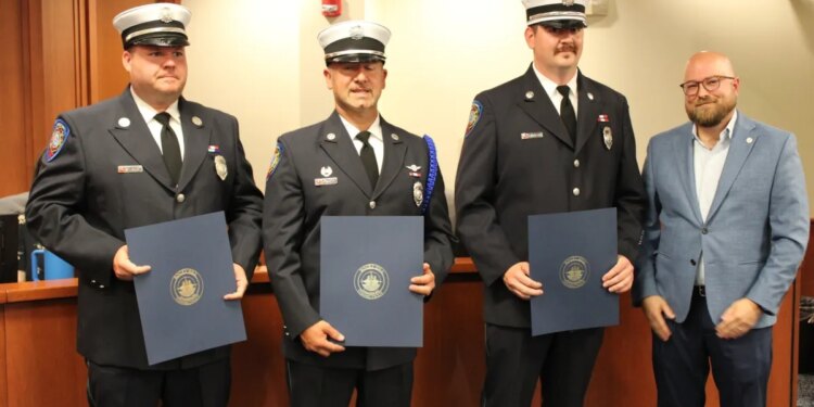 Rocky Hill firefighters honored for Connecticut river rescue