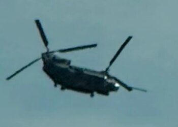 A large low-flying helicopter has been spotted over Bridgeport. What is it?