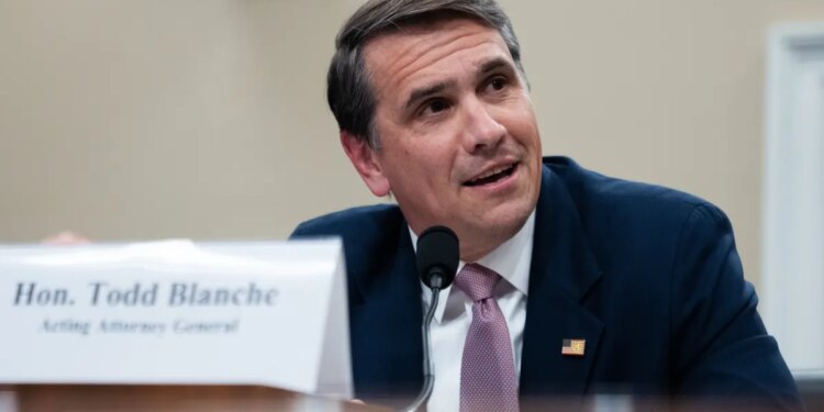 President Trump will nominate Todd Blanche as attorney general