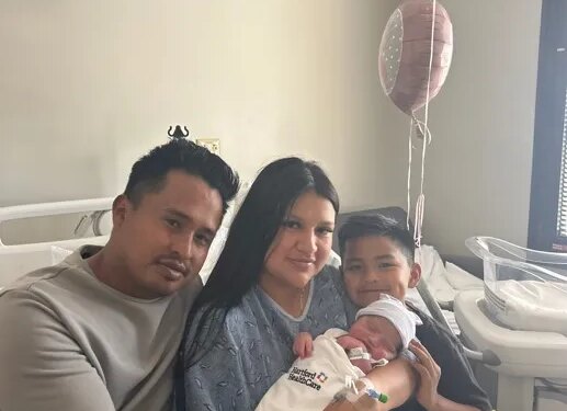 Baby born at St Vincent's on Father's Day