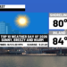 Gorgeous weather ahead