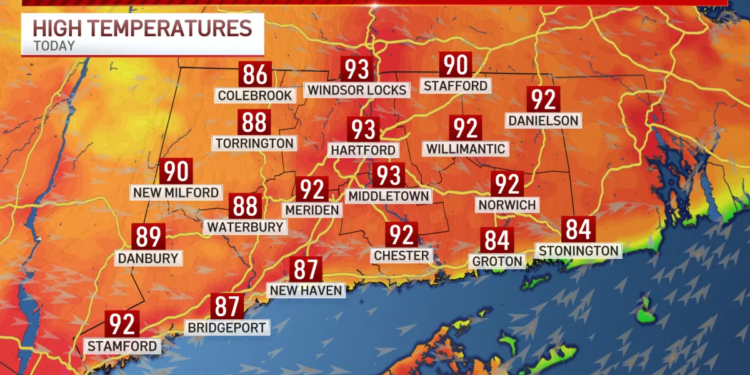 Heat and humidity on the rise for Thursday