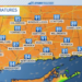 High temps in the lower 90s for Friday