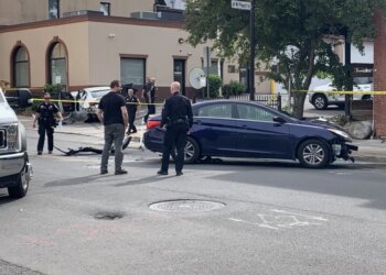 Man found with gunshot wound inside vehicle after crash in New Britain