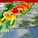 Strong to severe storms possible Saturday evening