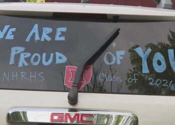 Moodus teachers celebrate graduating seniors 6 years after COVID