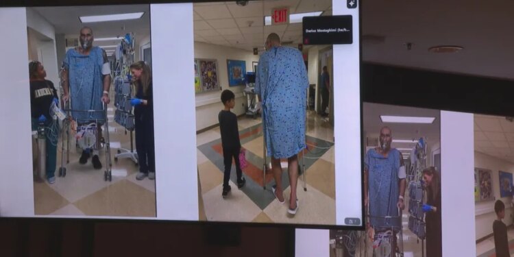 NBA star and transplant survivor Scot Pollard speaks at Yale School of Medicine