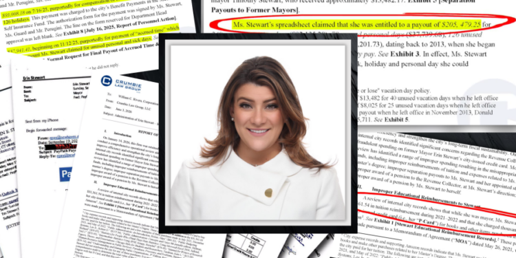 Report: Erin Stewart sought 'improper' $150,000 payout before she left office