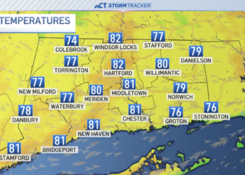 Beautiful finish to the week before rain returns Monday