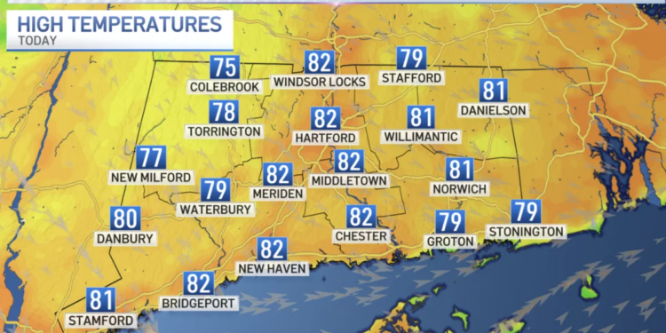 Sun returns ahead of spotty storm chances this weekend
