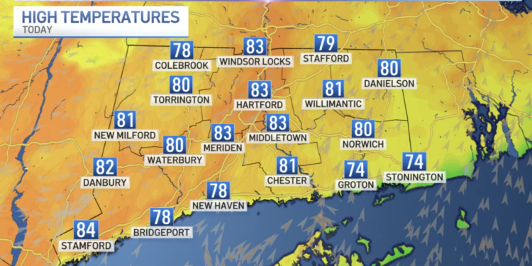 Morning rain moves out, muggy conditions before weekend sunshine
