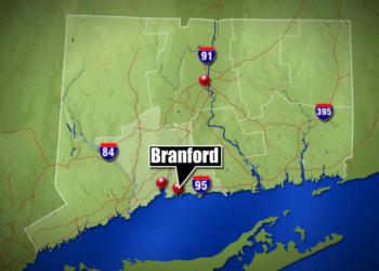 Seven rescued from sinking boat off Branford