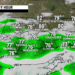 Warm, humid with spotty PM showers mainly in southern areas