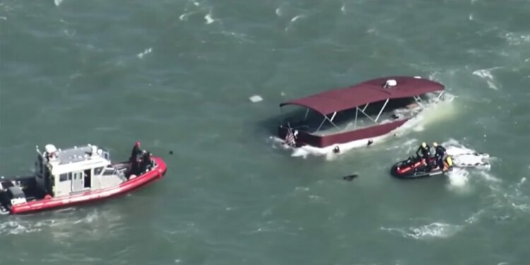 1 dead, 3 missing after boat sinks near Alcatraz Island off San Francisco