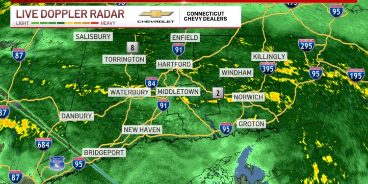 Rainy day Monday, Flood Watch remains in effect