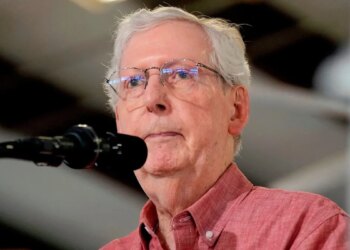 McConnell says a fall led to his hospitalization, breaking weeks of silence about health condition